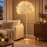 Albero a Sfera 576 Microled Bianco Caldo 150 cm - immagine 2