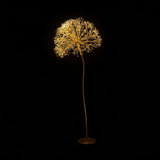 Albero Sfera 576 Microled con Flash Dorato 150 cm - immagine 3