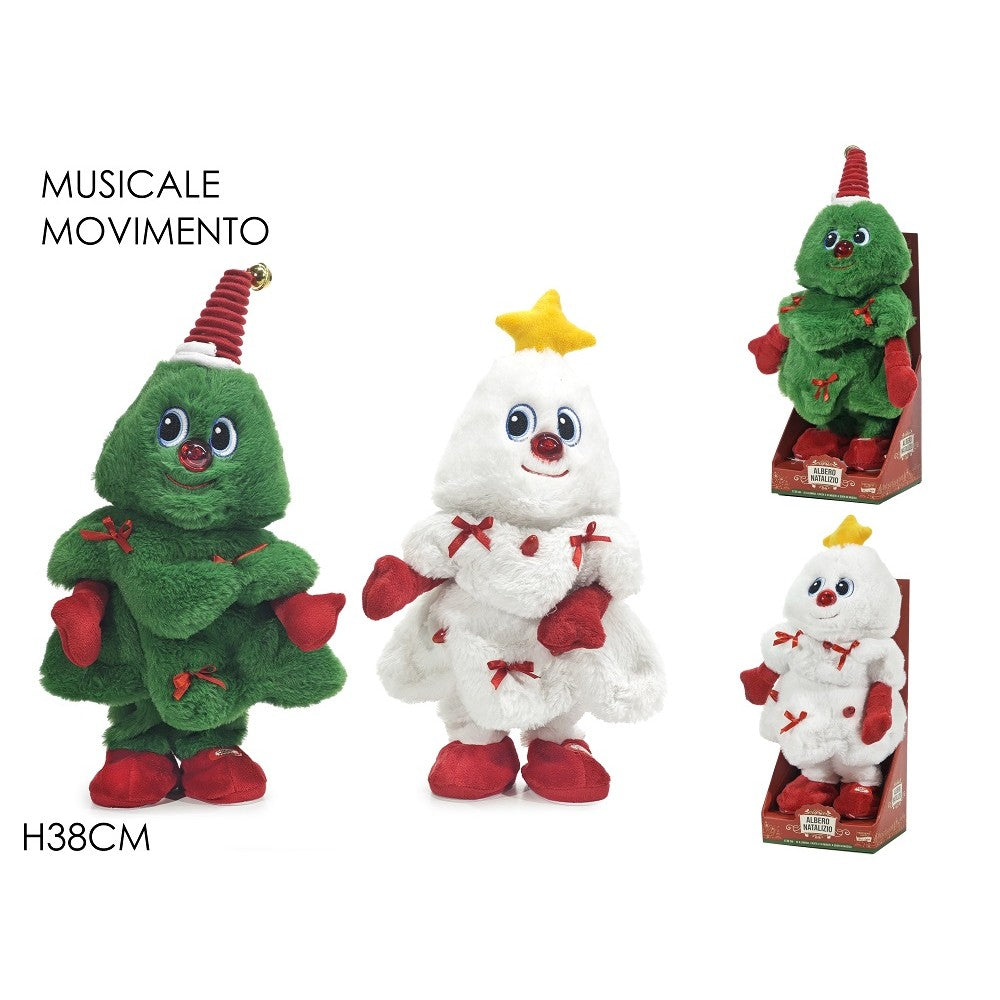 Alberello Peluche con Luci, Musica e Movimento H.38 cm