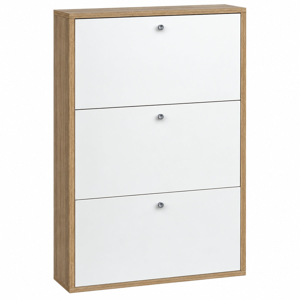 SCARPIERA FORIO SLIM 3 ANTE 9 Paia Bianca/Noce