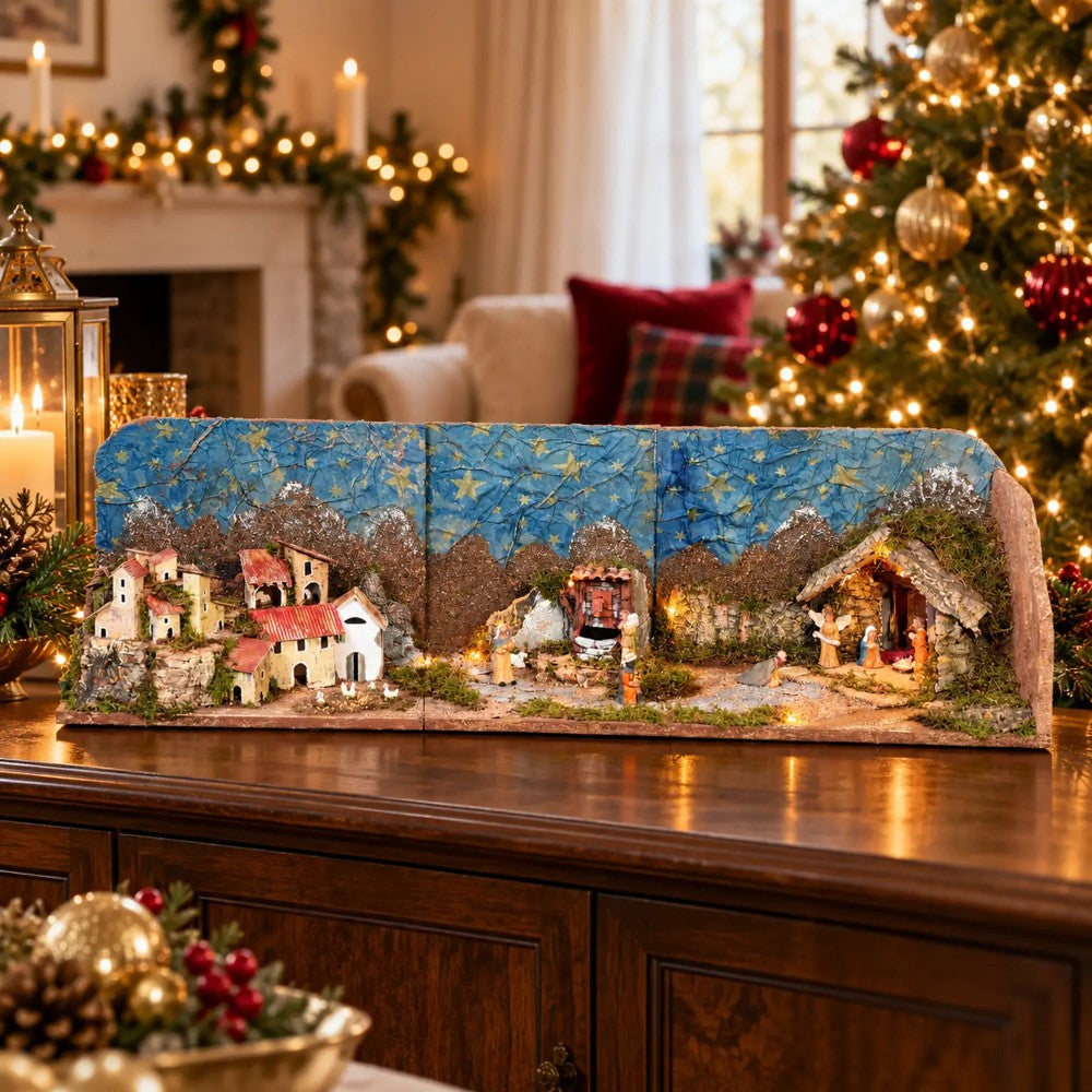 Preselibro Presepe apribile con natività 24x27x35/88 cm - immagine 2