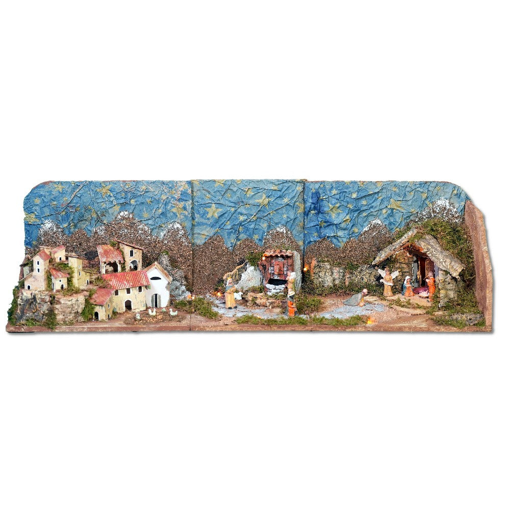 Preselibro Presepe apribile con natività 24x27x35/88 cm - immagine 3