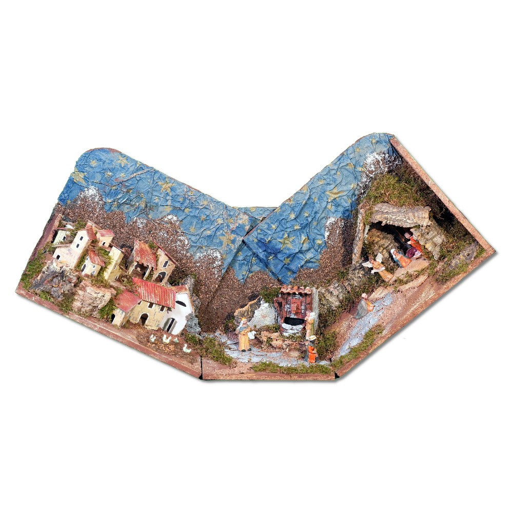Preselibro Presepe apribile con natività 24x27x35/88 cm - immagine 5