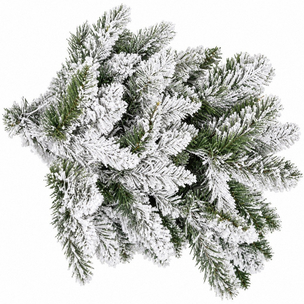 Albero di Natale Andalo Floccato 210 cm 580 Rami - immagine 4