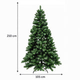 Albero di Natale Sestriere 210 cm 960 Rami