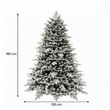 Albero di Natale Cortina Floccato 180 cm 943 Rami