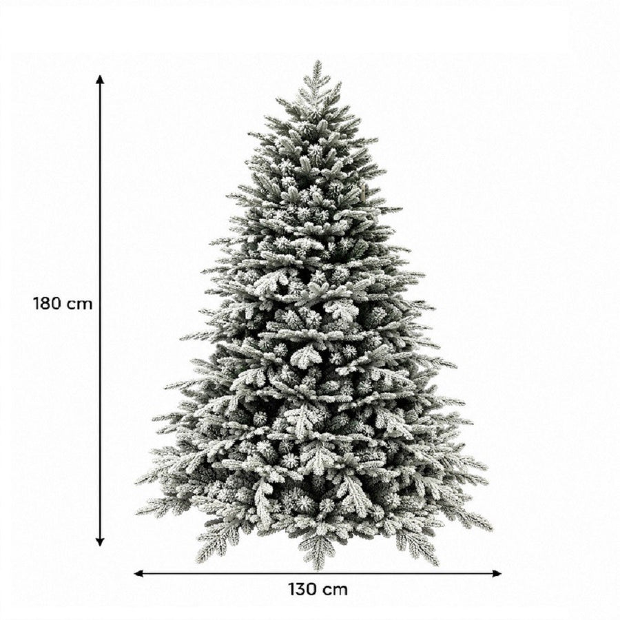 Albero di Natale Cortina Floccato 180 cm 943 Rami