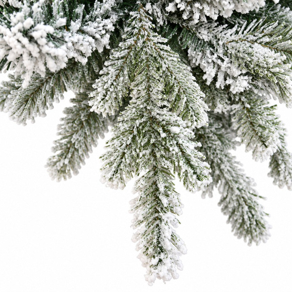 Albero di Natale Cortina Floccato 210 cm 1385 Rami - immagine 5