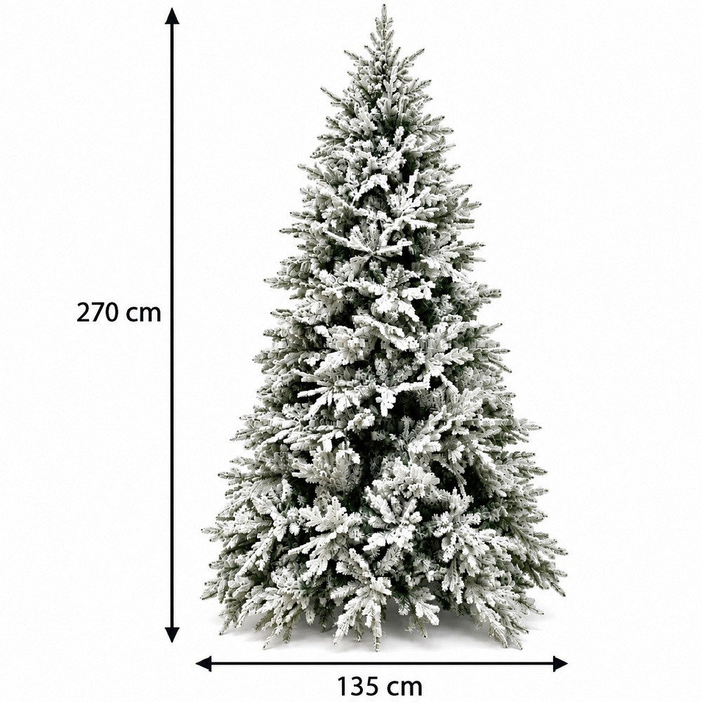 Albero di Natale Cortina Floccato 270 cm 2435 Rami