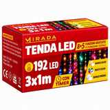 Tenda 192 Led Multicolor 3X1 mt