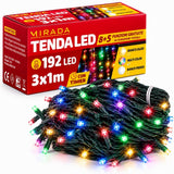 Tenda 192 Led Multicolor 3X1 mt - immagine 2