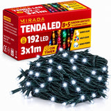 Tenda 192 Led Bianco Freddo 3X1 mt - immagine 2