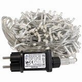 Luci di Natale 500 Led Bianco Caldo Cavo Trasparente - immagine 4