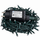 Luci di Natale 180 Led Bianco Freddo Cavo Verde - immagine 4