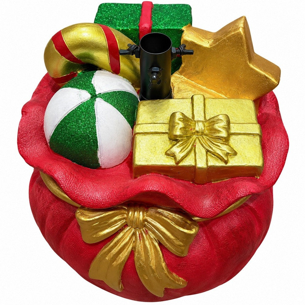 Base Albero Sacco Regali di Natale 44X41X43,5 cm - immagine 3