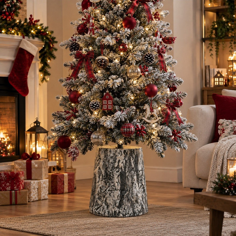 Base Albero Tronco Grigio 22/31,5 X H.44 cm - immagine 2