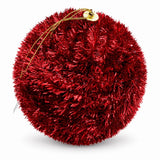 Palla di Natale Decorativa Rossa Con luci