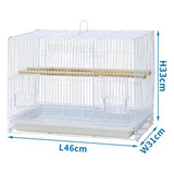 Gabbia bianca per uccelli Nobleza 46x31x33 cm