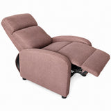 Poltrona Recliner in Tessuto Marrone - immagine 4