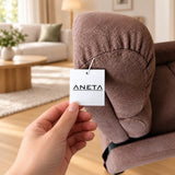 Poltrona Recliner in Tessuto Marrone - immagine 5