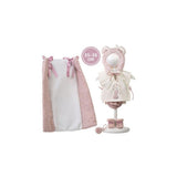 TUTINA BIANCA CAPPUCCIO ROSA E CUSCINO