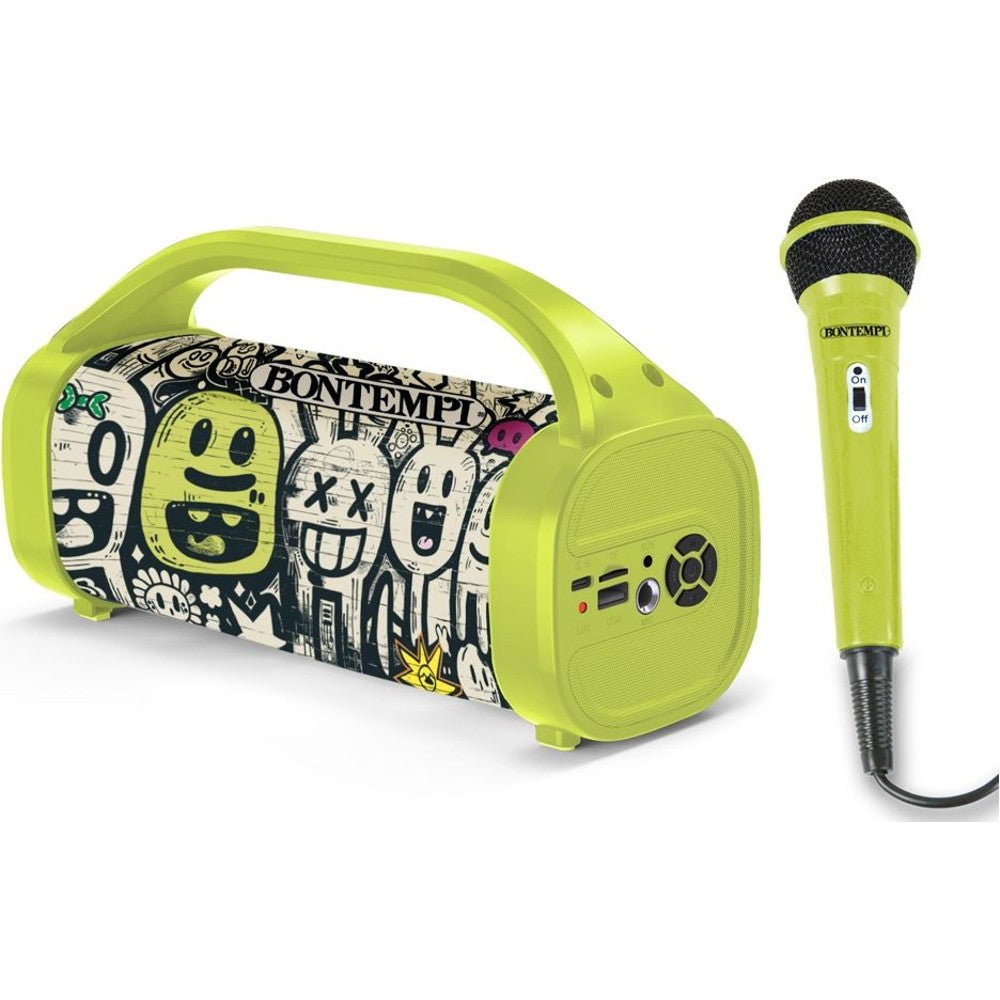 CASSA ACUSTICA WIRELESS CON MICOFONO