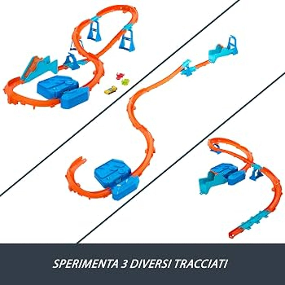 HOT WHEELS PISTA SPEEDWAY BOOSTED JUMP - immagine 2