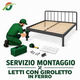 Montaggio Letti con Giroletto in Ferro