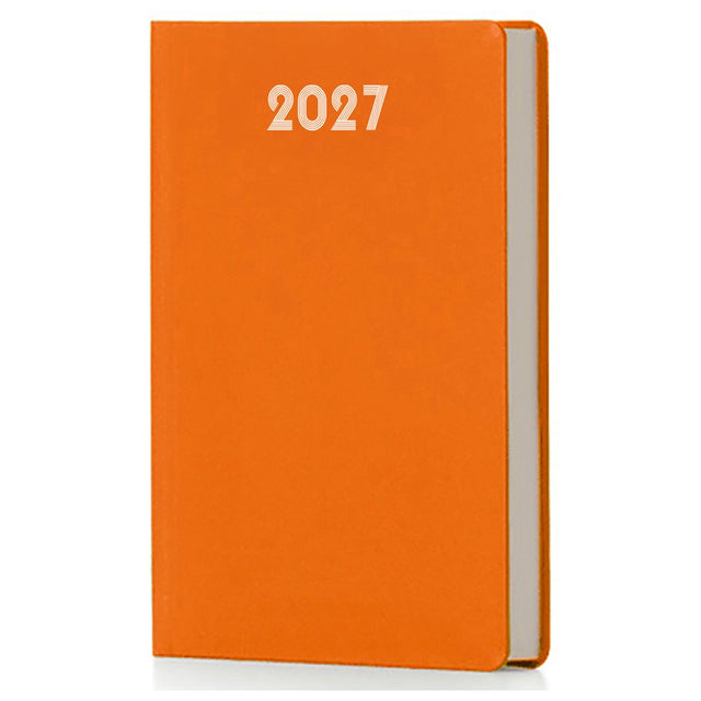 Agenda Giornaliera 2027 15x21 cm Arancio