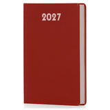 Agenda Giornaliera 2027 15x21 cm Bordeaux