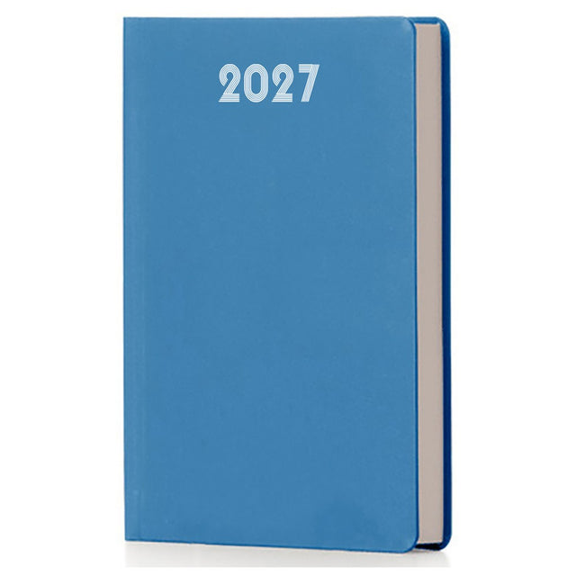 Agenda Giornaliera 2027 15x21 cm Azzurra