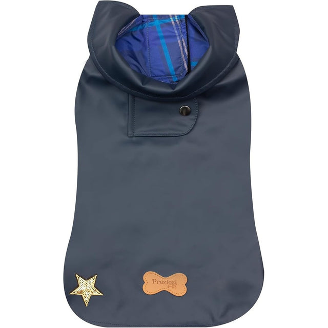 Impermeabile Per Cani Blu Classico 25 cm
