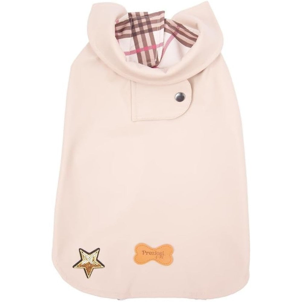 Impermeabile Per Cani Beige Classico 40 cm - immagine 3