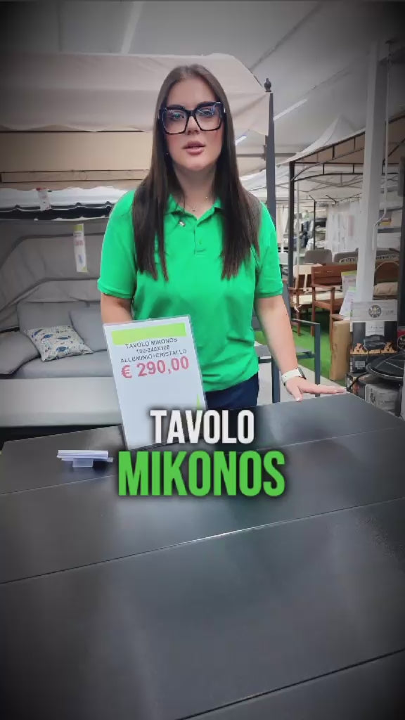 Tavolo Mikonos Allungabile 180/240x100 Cm
