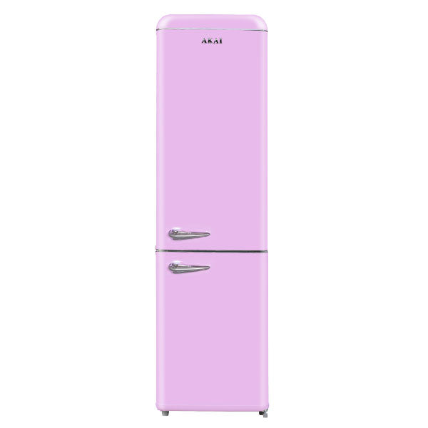 immagine-1-akai-frigo-combinato-vintage-rosa-akai-class300-ean-8056746666453