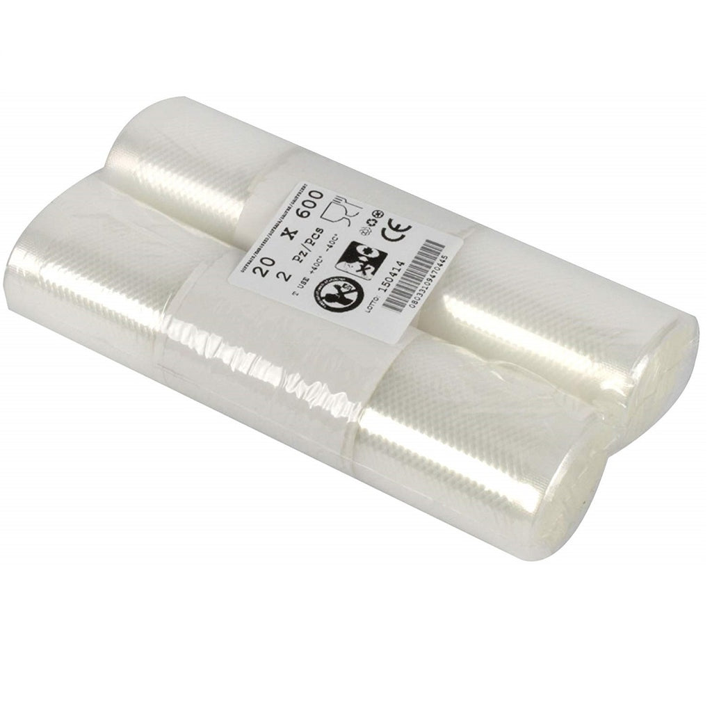 Sacchetti Goffrati Per Sottovuoto - 2 Rotoli, 20x600cm, 105 Micron, Anti-UV, Per Cottura Sous Vide - Foto 8