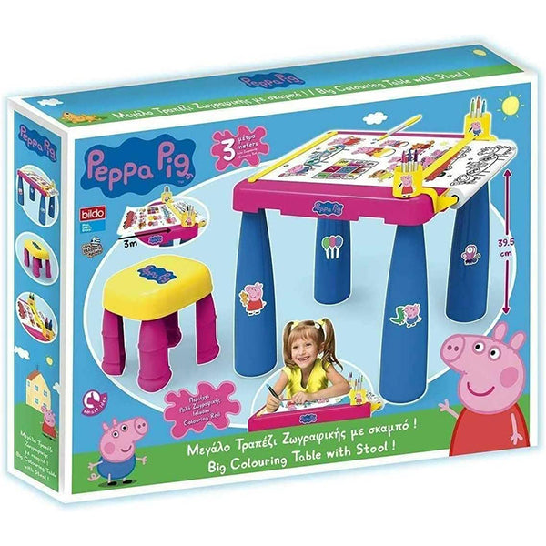 immagine-1-bildo-peppa-pig-tavolo-per-disegnare-con-sgabello-ean-5201429081174