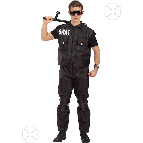 Costume Uomo Polizia Squadra Speciale Tg.M 83043