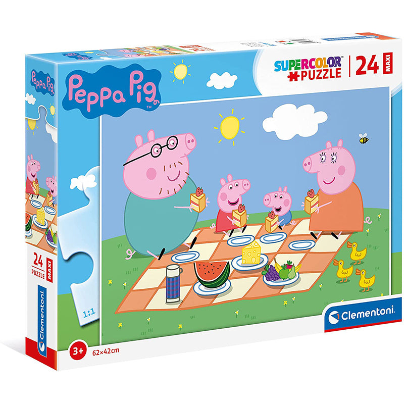 immagine-1-clementoni-clementoni-puzzle-24-maxi-peppa-pig-24028-ean-8005125240289