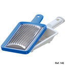 immagine-1-cosmoplast-grattugiaformaggio-inox-con-vaschetta-146-ean-8002953001464