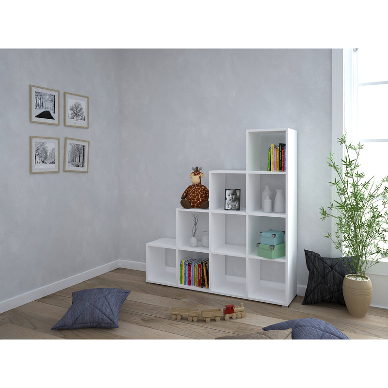 immagine-1-ctf-libreria-4x4-caselle-piramide-bianca-651113-ctf-ean-8058333532325
