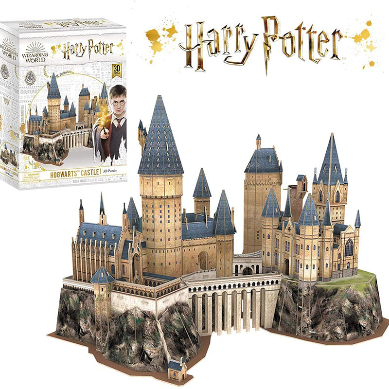 immagine-1-cubicfun-puzzle-3d-harry-potter-castello-di-hogwart-ds1013h-ean-6944588210137