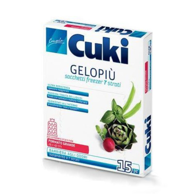 immagine-1-cuki-sacchetti-freezer-grandi-15-pezzi-29x42-cuki-ean-8003980030304