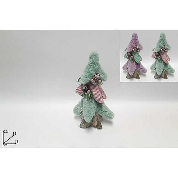 immagine-1-due-esse-christmas-albero-33cm-con-pigne-con-bacche-co-ean-8053482174662