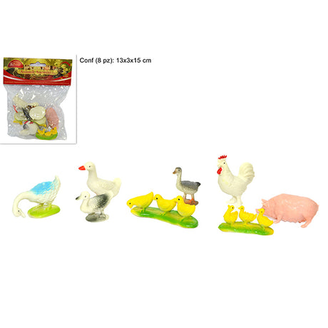 immagine-1-due-esse-christmas-animali-cort.-set-8pz-ass.-050534-ean-8033113050534