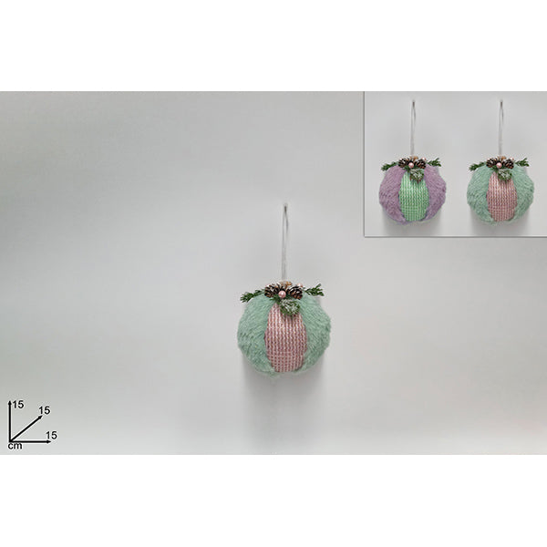 immagine-1-due-esse-christmas-appendino-palla-15cm-con-pelliccia-ean-8053482174761