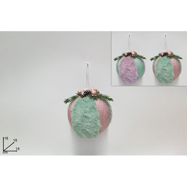 immagine-1-due-esse-christmas-appendino-palla-18cm-con-pelliccia-ean-8053482174754