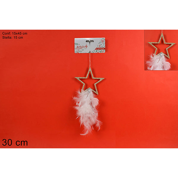immagine-1-due-esse-christmas-appendino-stella-glitter-cpiume-bi-ean-8053482116419