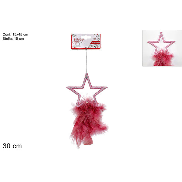 immagine-1-due-esse-christmas-appendino-stella-glitter-cpiume-ro-ean-8053482051666