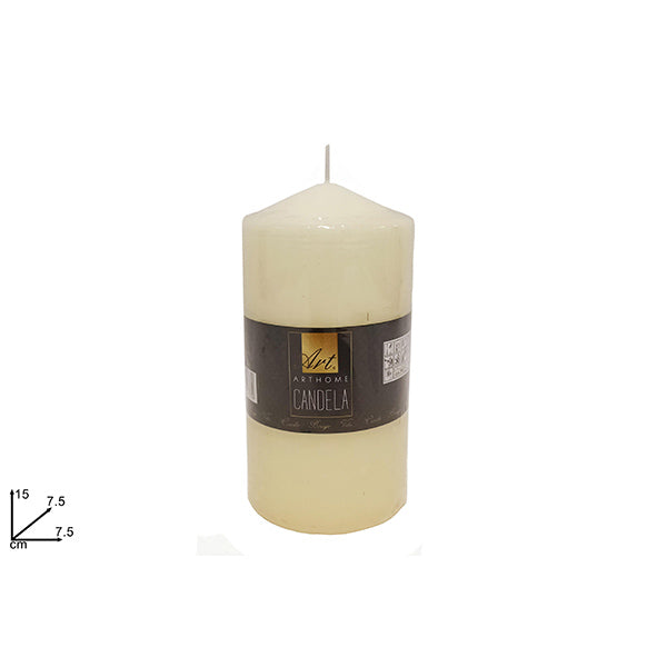 immagine-1-due-esse-christmas-candela-15x7.5cm-avorio-art.-cz3060-ean-8034048347379